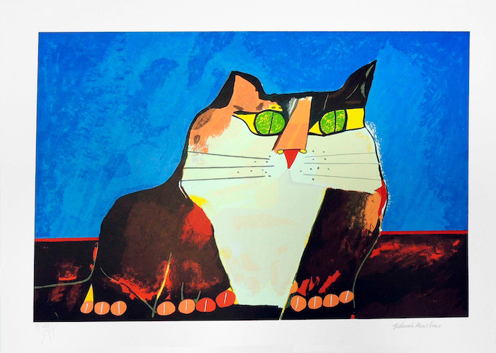 Gato Marrom II 50x70cm