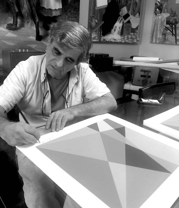 Assinando as Gravuras